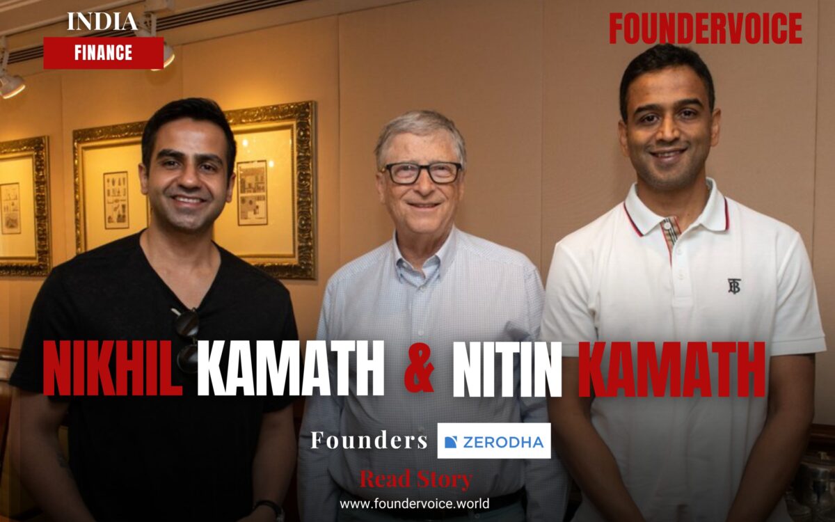 Nikhil kamath and nitin kamath images | founder of zerodha